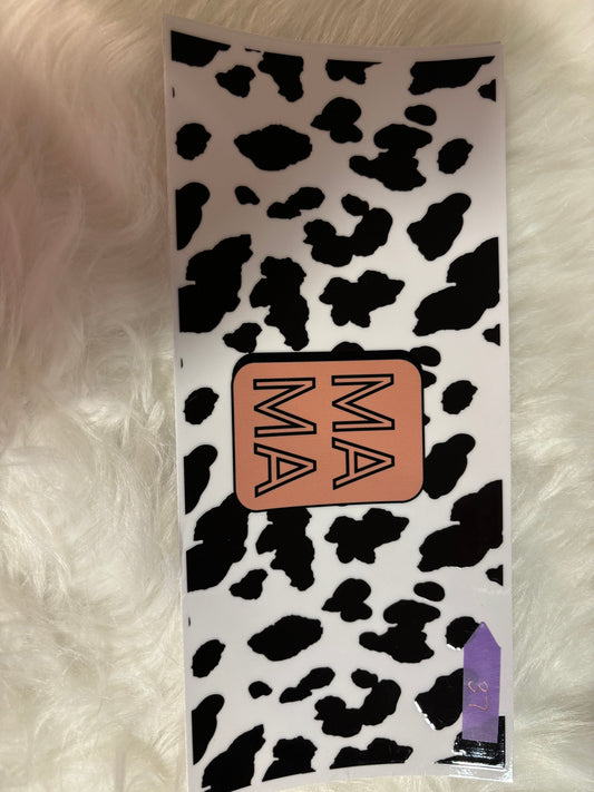 Mama cow print